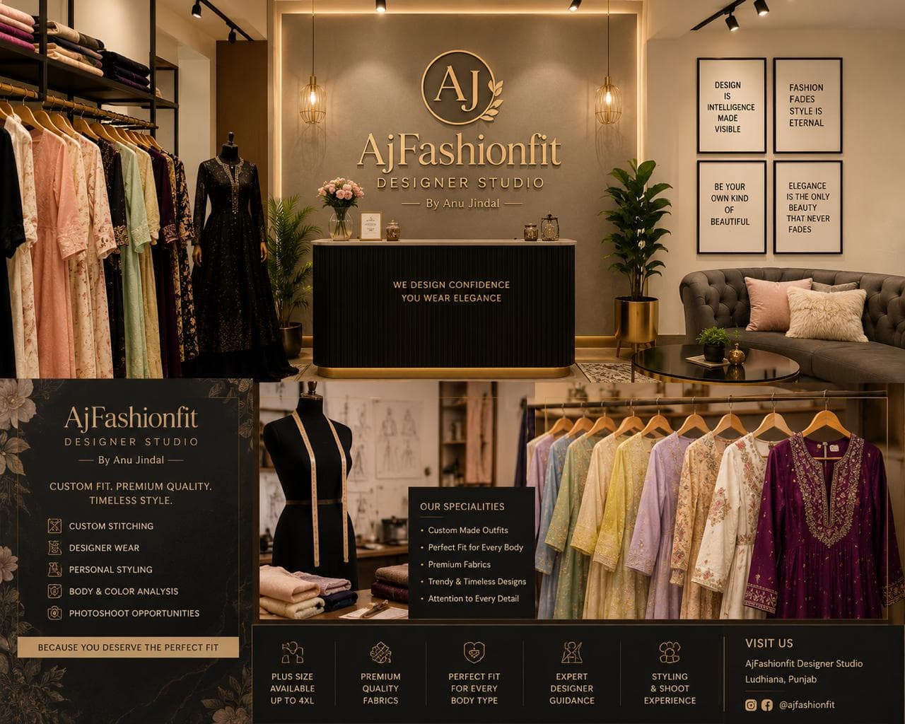 Inside the AjFashionfit designer studio
